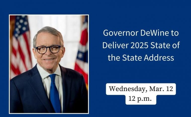 Gov. Mike DeWine to Deliver Second-to-Last State of the State Address