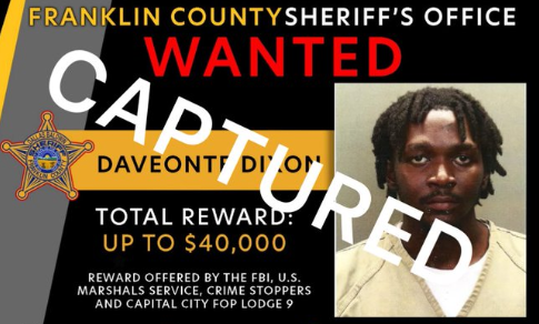 Daveonte Dixon, Suspect Shooter of Two Mifflin Township Officers, Arrested in Obetz