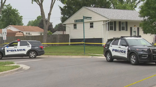 Police officers respond to June 5 shooting on Lincolnshire Road in Gahanna, Ohio