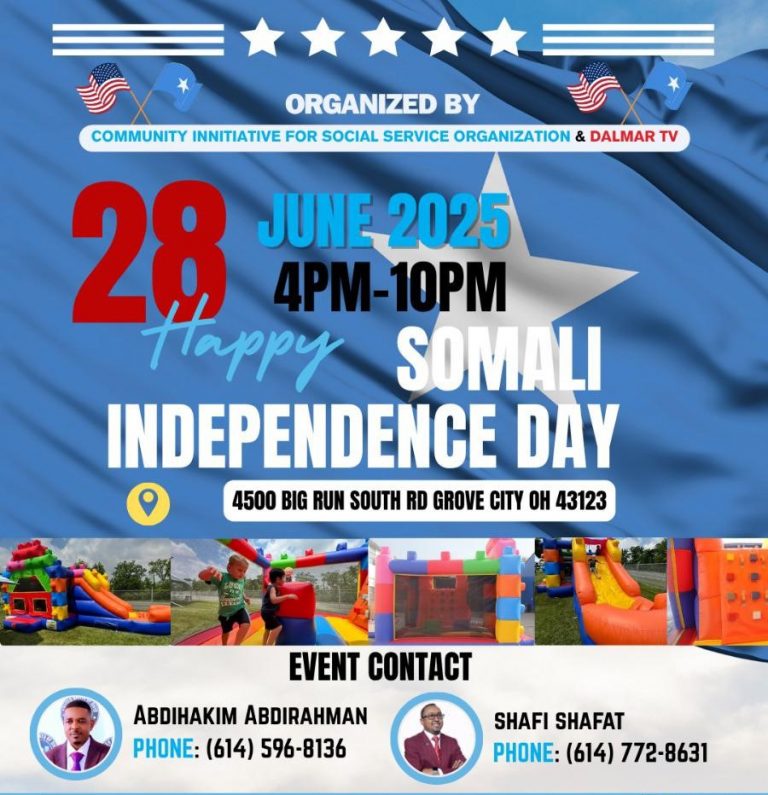 Celebrate Somali Independence Day 2025 in Grove City with Cultural Dance, Music & Family Fun