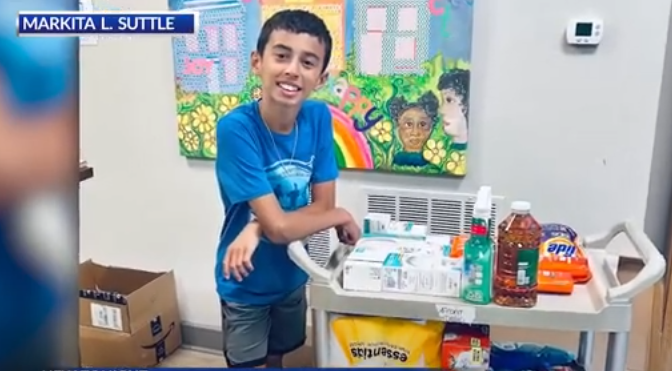 11-Year-Old Micah Suttle Plants Seeds of Hope for Families in Need in Columbus, Ohio