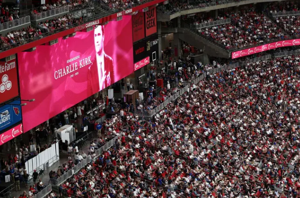 Thousands Gather at State Farm Stadium for Charlie Kirk Memorial Service in Glendale, Arizona