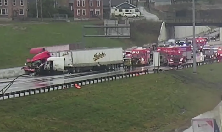 3 People Hospitalized After Multi‑Vehicle Crash Shuts Down I‑70 Westbound in Downtown Columbus