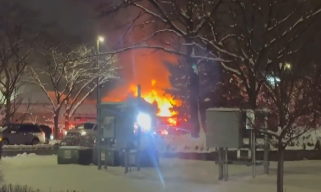 Ace Hardware Store Heavily Damaged by Fire at Dublin Shopping Plaza