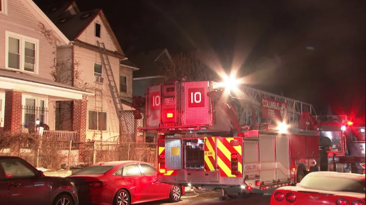 Columbus Firefighter Injured in Early Morning House Fire in Franklinton