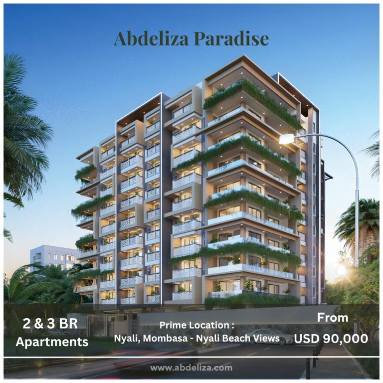 Abdeliza Paradise Apartments – Luxurious 2 & 3 Bedroom Apartments in Nyali , Mombasa