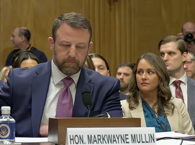 Markwayne Mullin Faces Senate for DHS Confirmation Hearing