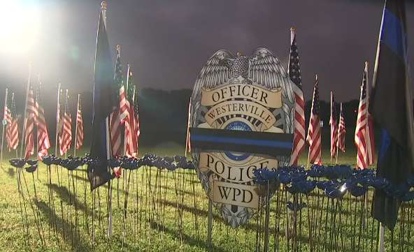 Thousands of Flags Line Westerville Sports Complex on Memorial Day