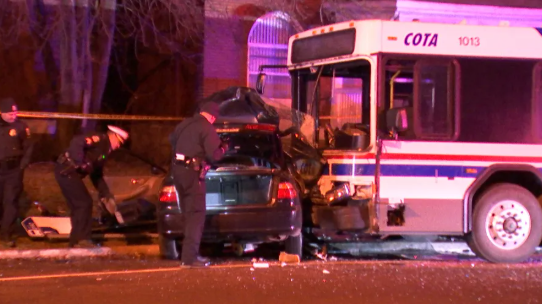 2 Dead in Columbus Crash Involving COTA Bus at Sunbury and Mock Roads